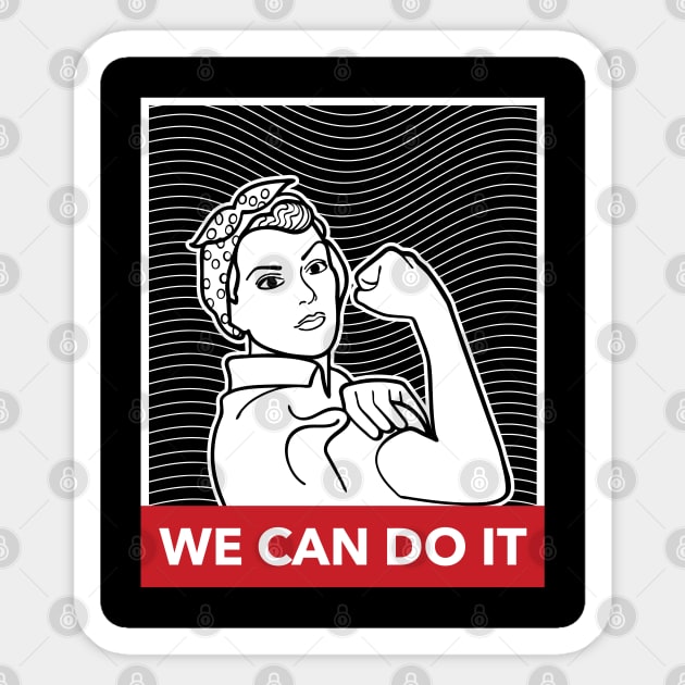 We can do it feminism Sticker by BTSKingdom